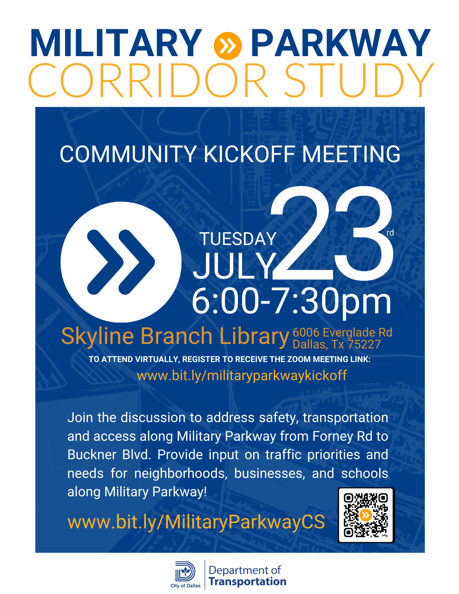 Transportation and Public Works Military-Parkway-Corridor-Study